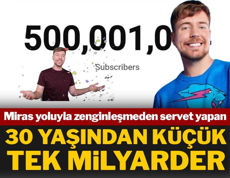 YouTube tarihinde bir ilk: MrBeast 500 milyon aboneyi geçti!