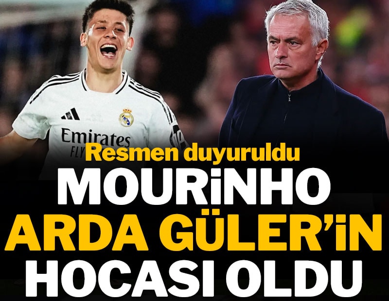 Jose Mourinho, Arda Güler'in hocası oldu: Real Madrid resmen duyurdu
