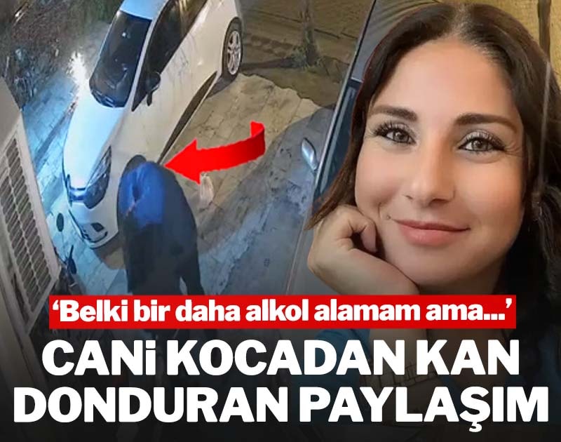 Maske ve eldivenle evinin önünde pusu kurdu... Cani kocadan kan donduran paylaşım