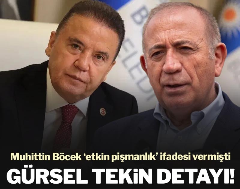Muhittin Böcek etkin pişmanlık ifadesi vermişti: Gürsel Tekin detayı!