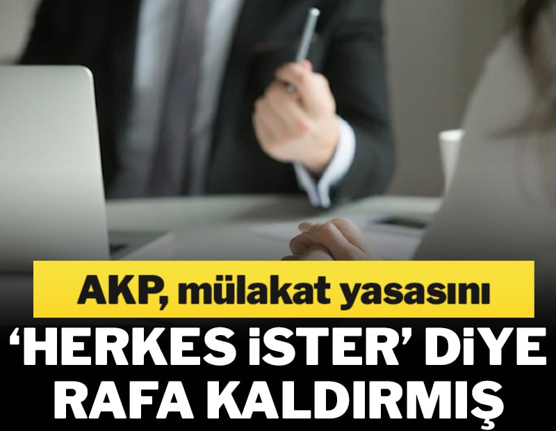 'Hakkınızı verirsek  diğerleri de ister'