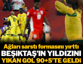 Beşiktaş'ın yıldızı 90+5'te yıkıldı