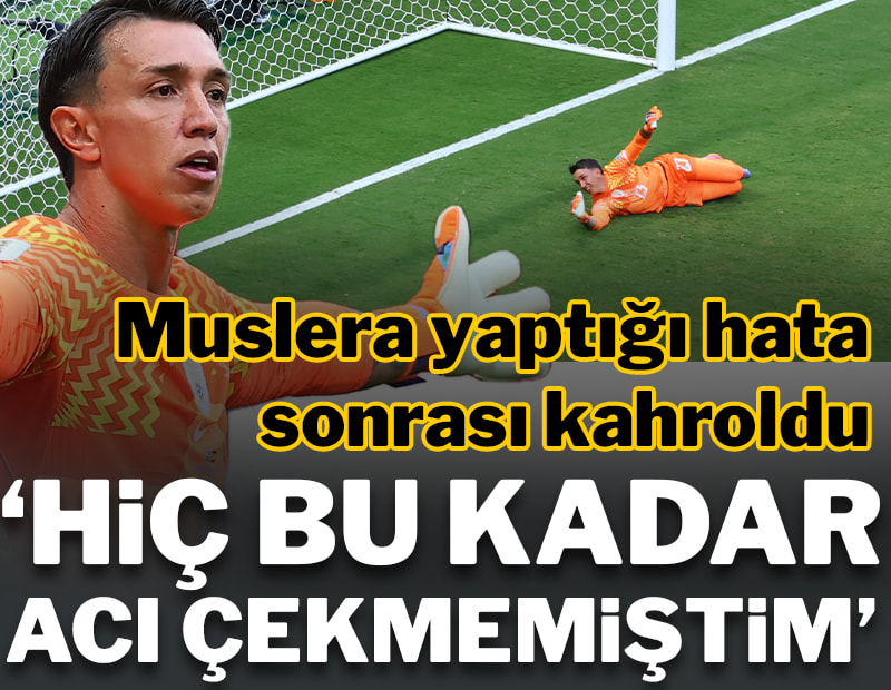 Muslera maç sonunda kahroldu! Hiç bu kadar acı çekmemiştim