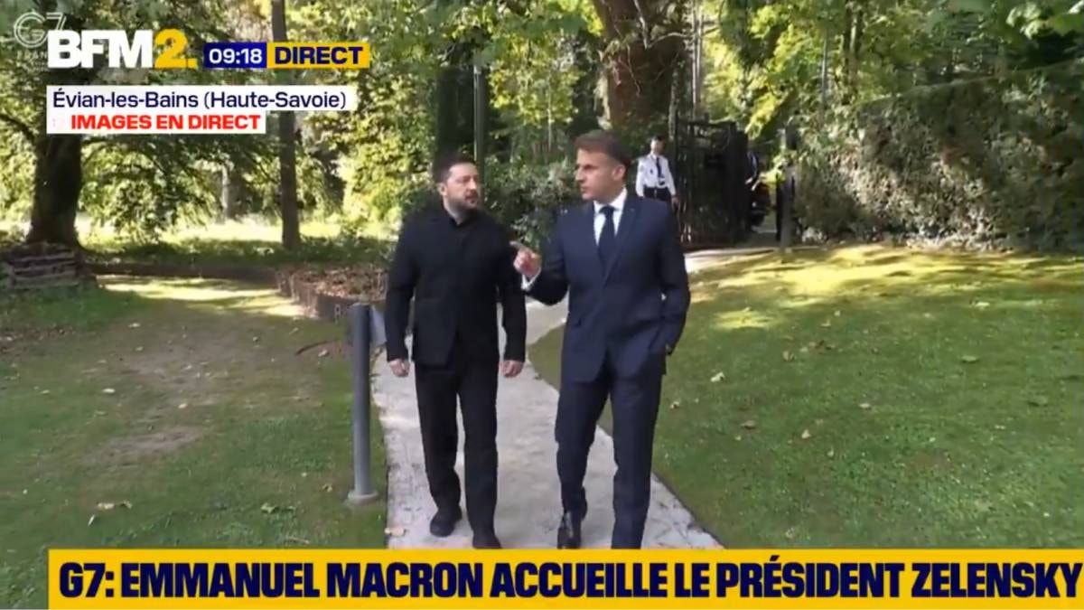 Zelenski ve Macron'un Trump dedikodusu açık mikrofona yakalandı
