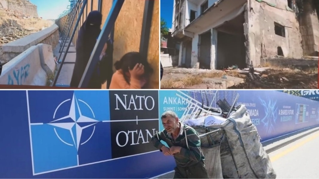 Duvarın önü '-mış' gibi, arkası gerçek