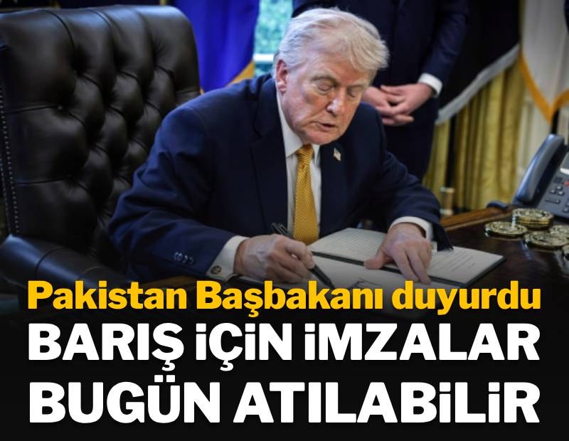 'Barış için imzalar 24 saat içinde atılacak'