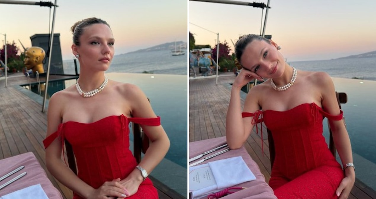 Nilsu Berfin Aktaş Bodrum'da şarkı söyledi: Sesi ve kıyafetiyle büyüledi