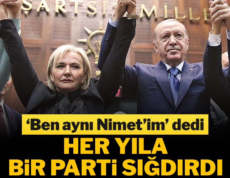 ‘Ben aynı Nimet’im’ dedi  her yıla bir parti sığdırdı