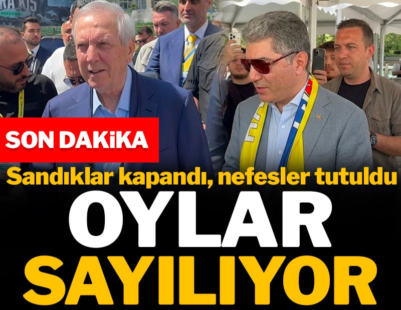 Canlı | Fenerbahçe'de tarihi seçim: Sandıklar kapandı oylar sayılıyor