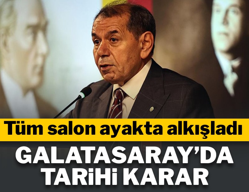 Galatasaray'da tarihi karar! Dursun Özbek'e tam yetki