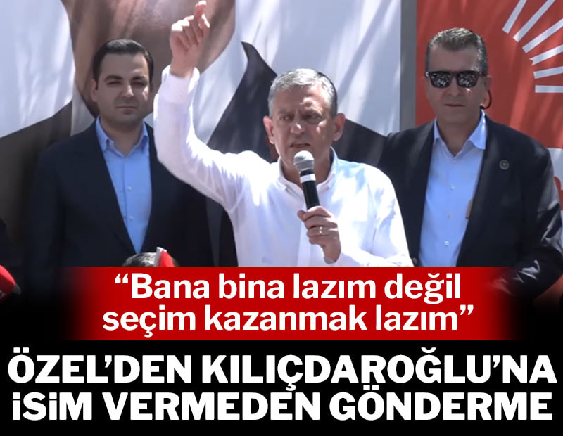 Özel'den Kılıçdaroğlu'na isim vermeden gönderme