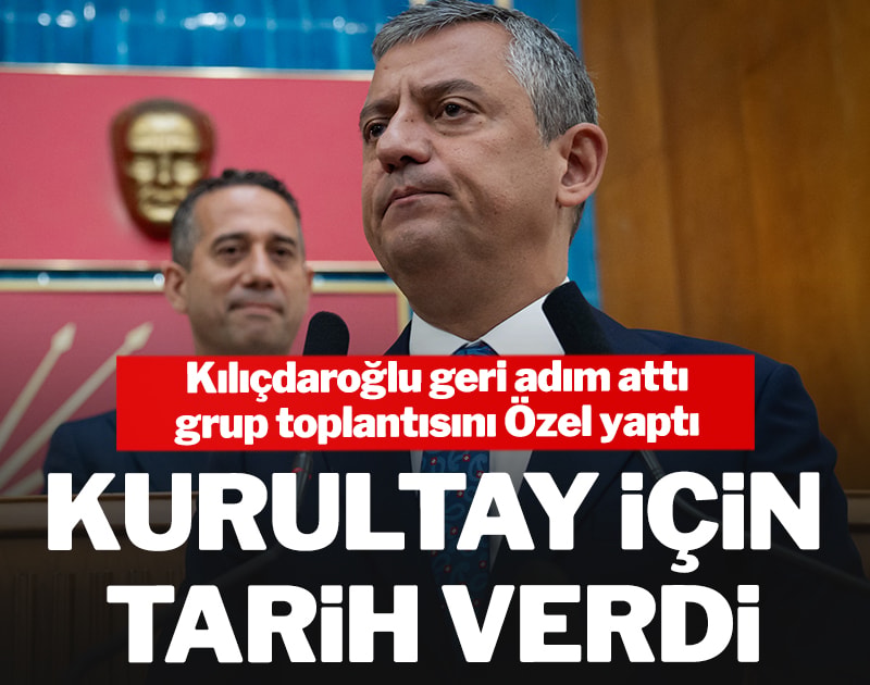 SON DAKİKA | Özgür Özel kurultay için tarih verdi