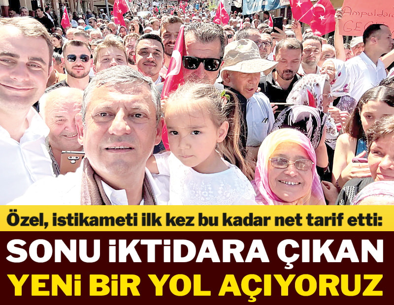Sonu iktidara çıkan yeni bir yol açıyoruz