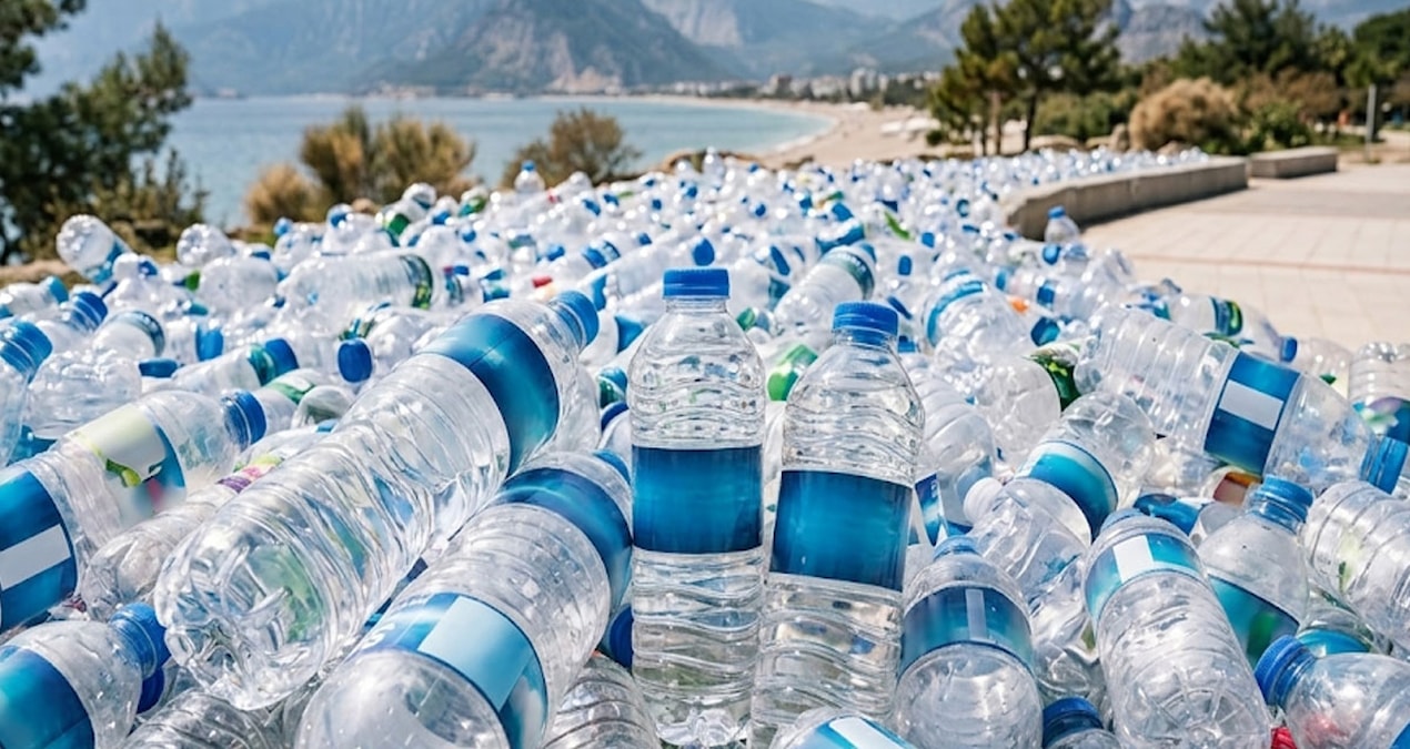Pet şişeyi güneşin altına koyup bedava üretiyorlar