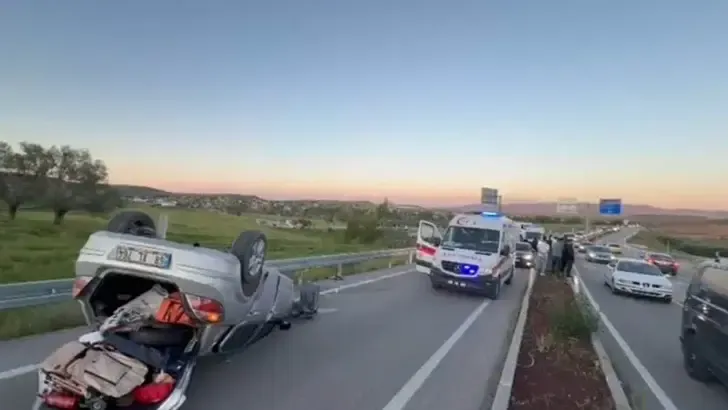 Piknik sonrası kaza: 4'ü çocuk 7 yaralı