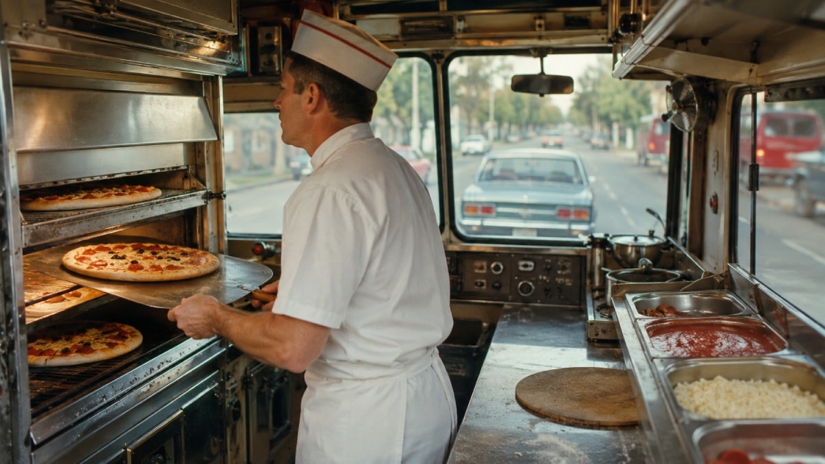 Meğer bir zamanlar pizzalar yolda giderken pişiriliyormuş