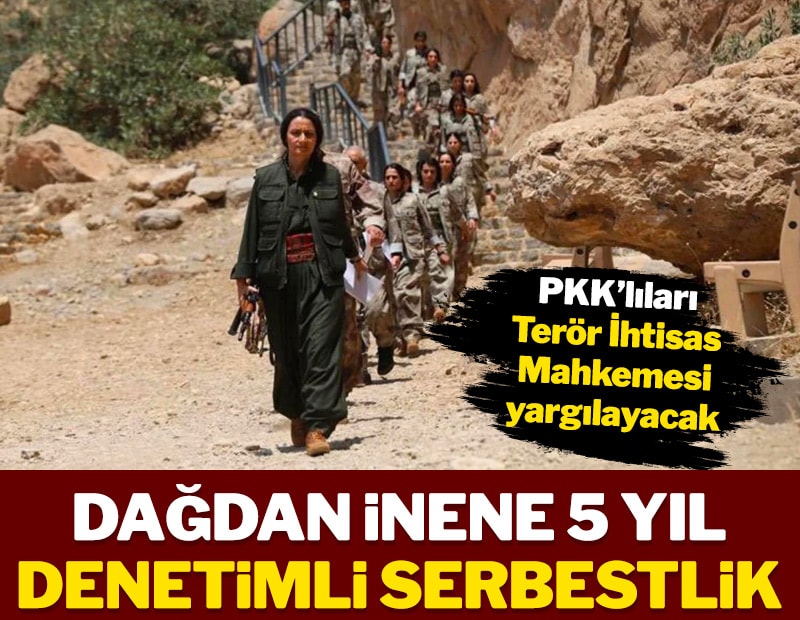 Dağdan inene 5 yıl denetimli serbestlik