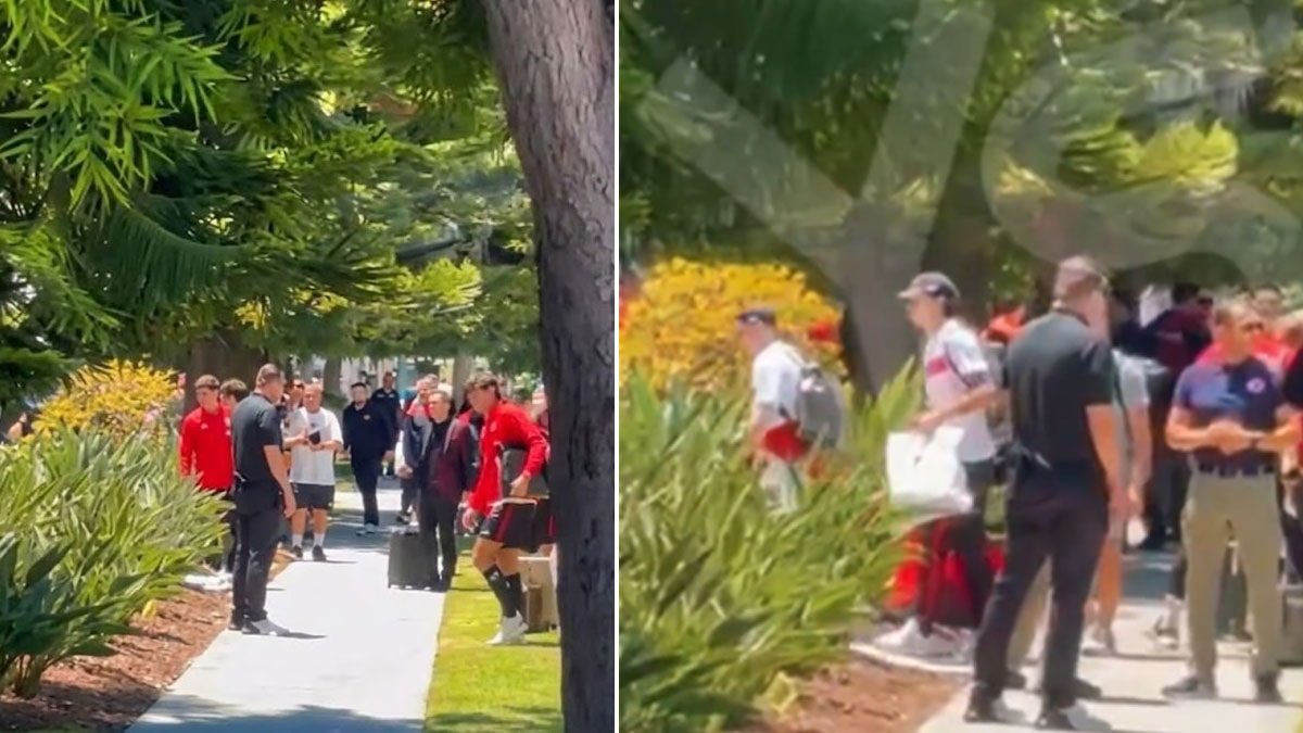 A Milli Takım, Los Angeles'ta protestoyla karşılandı