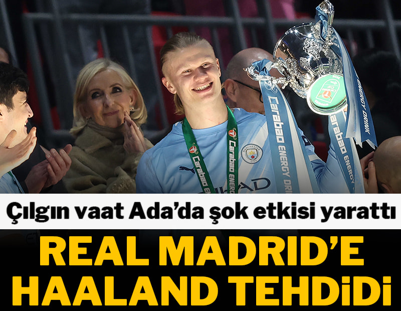 Manchester City'den Real Madrid'e Erling Haaland tehdidi