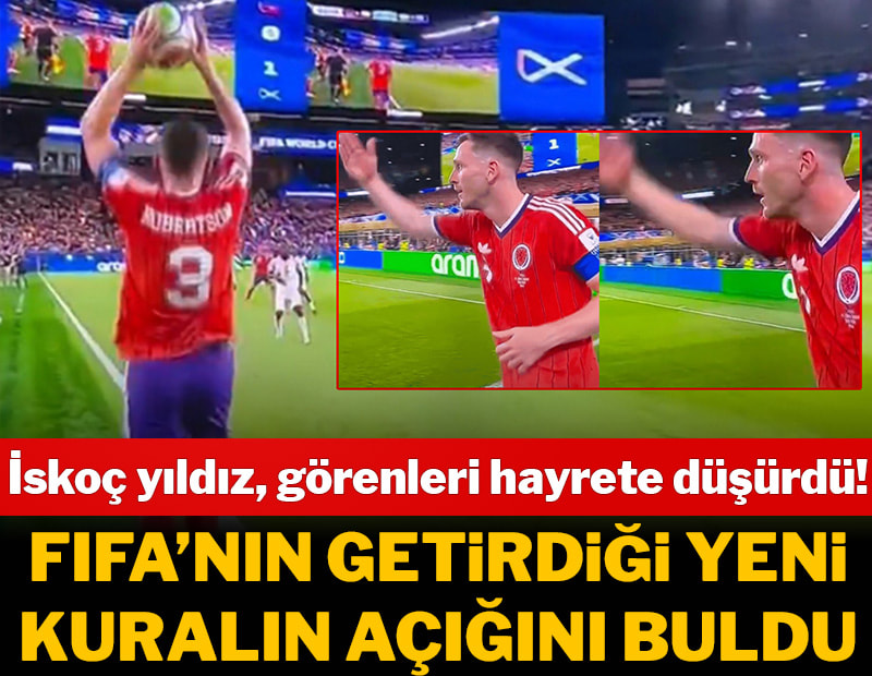 İskoç futbolcu, FIFA'nın yeni kuralının açığını buldu! Görenler şaşkına döndü