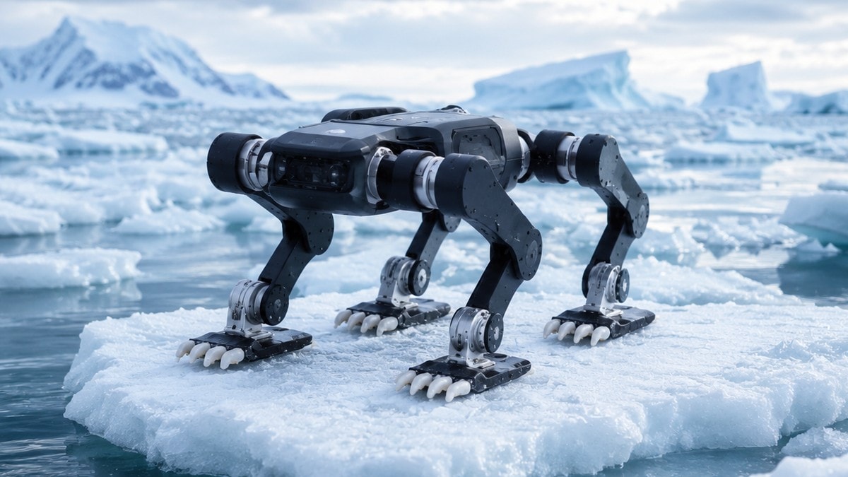Buz, kar ve suyun iç içe geçtiği bölgede yeni bir rekor: Robot köpek bir ilki başardı