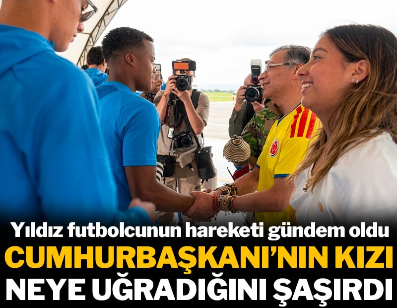 Cumhurbaşkanı'nın kızı neye uğradığını şaşırdı: Yıldız futbolcunun hareketi gündem oldu