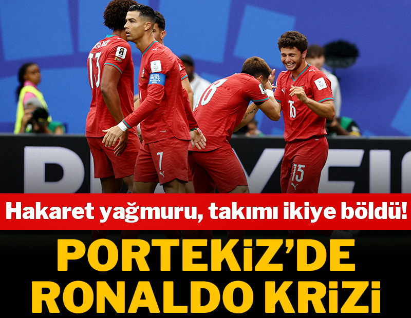 Portekiz'de Ronaldo krizi, hakaret yağmuruna tutuldu