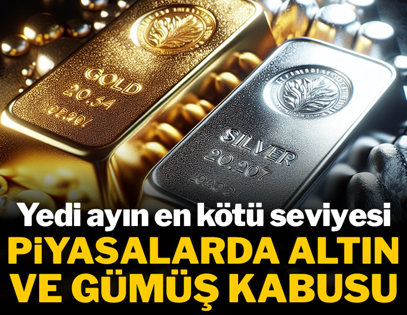 Piyasalarda altın ve gümüş kabusu! Fiyatlar yerle bir oldu