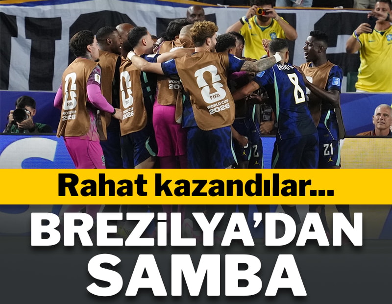 Brezilya, Fas karşısında samba yaptı!