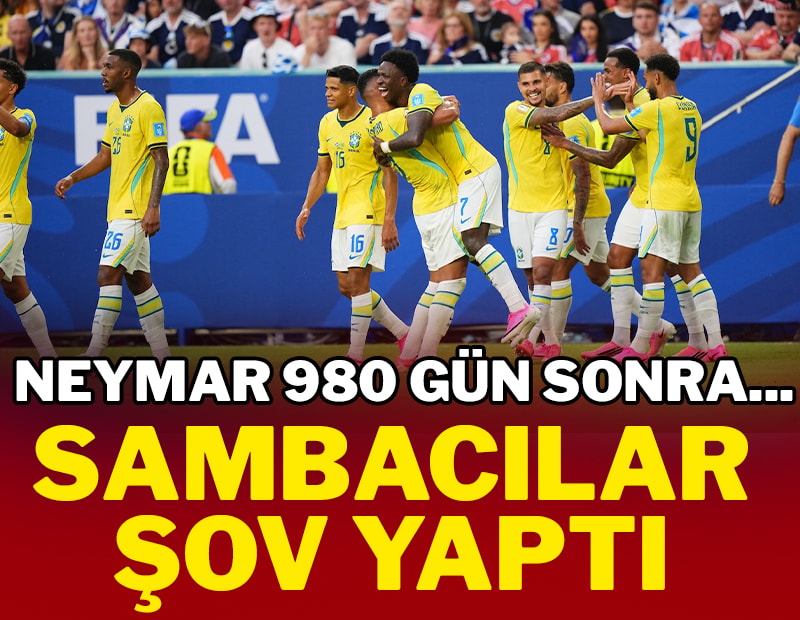 Sambacılar İskoçya karşısında şov yaptı!
