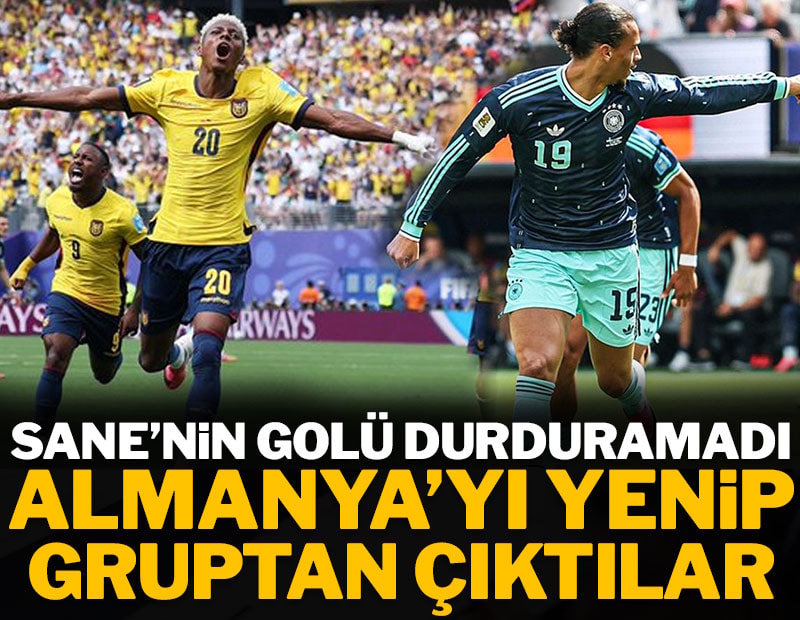 Sane'nin golü durduramadı: Almanya'yı yenip gruptan çıktılar