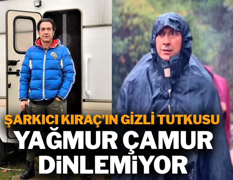 Ünlü şarkıcı Kıraç'ın gizli tutkusu ortaya çıktı: Karavanıyla doğaya kaçtı