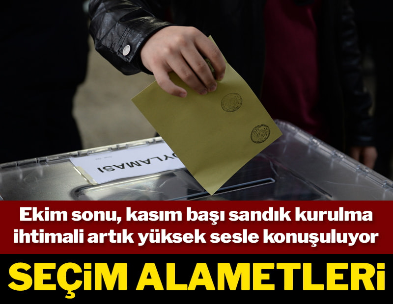 Baskın seçim alametleri
