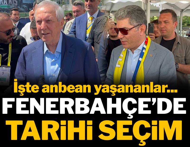Canlı | Fenerbahçe'de tarihi seçim: Oy verme işlemi sürüyor