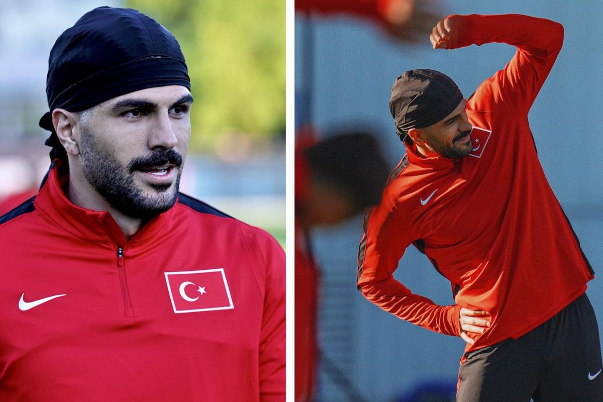 Milli yıldız sır gibi sakladığı yeni saçıyla maça çıktı