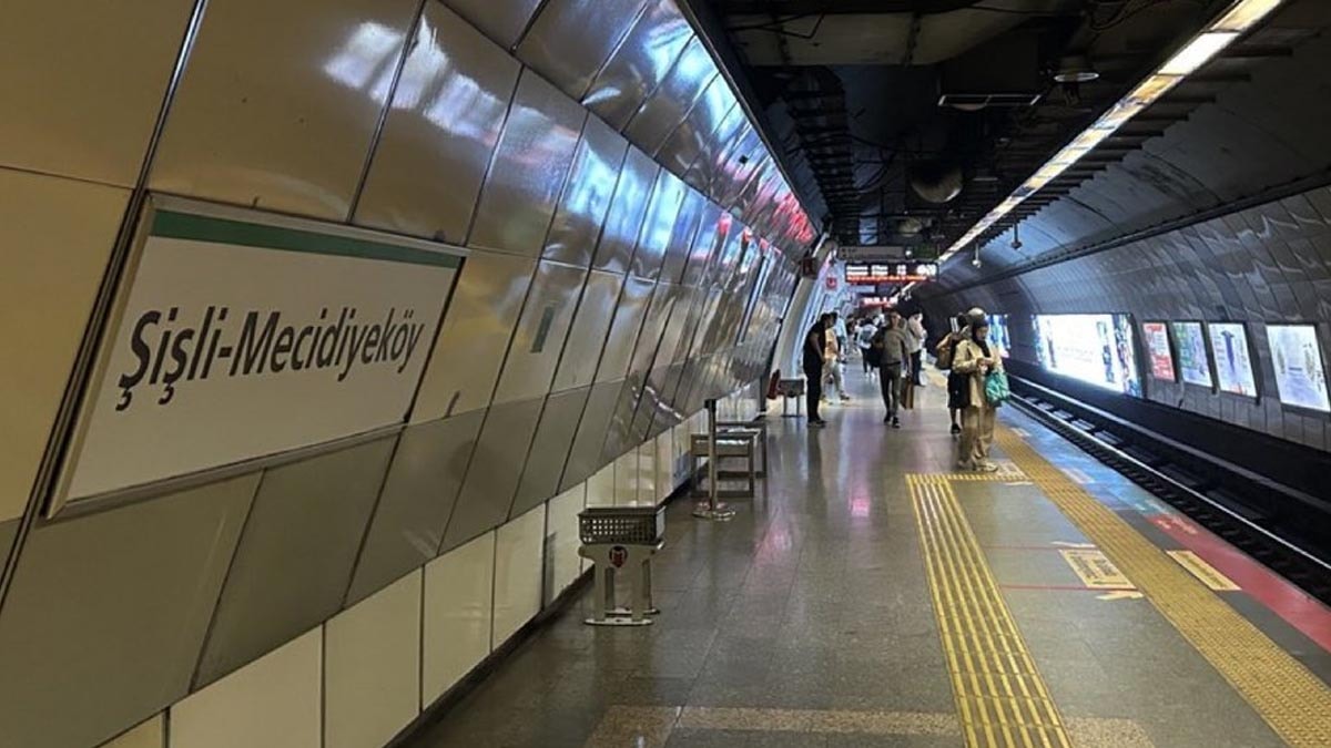 Şişli-Mecidiyeköy istasyonunda intihar girişimi