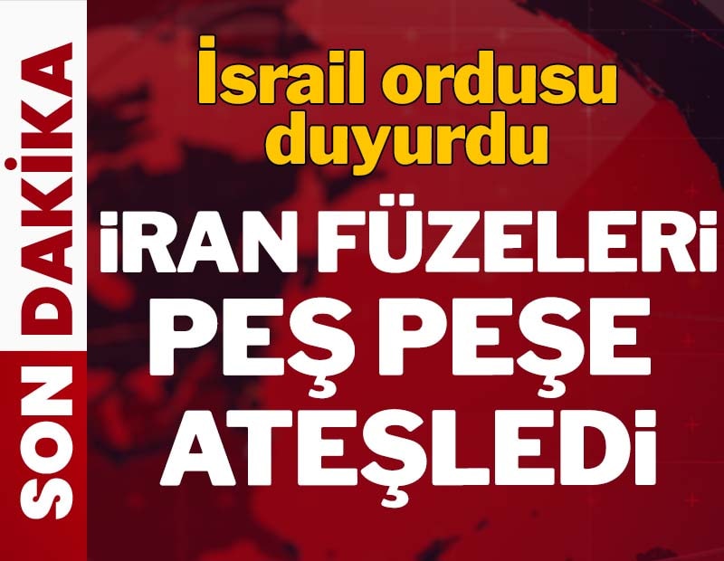 İran, İsrail'e füze saldırısı başlattı