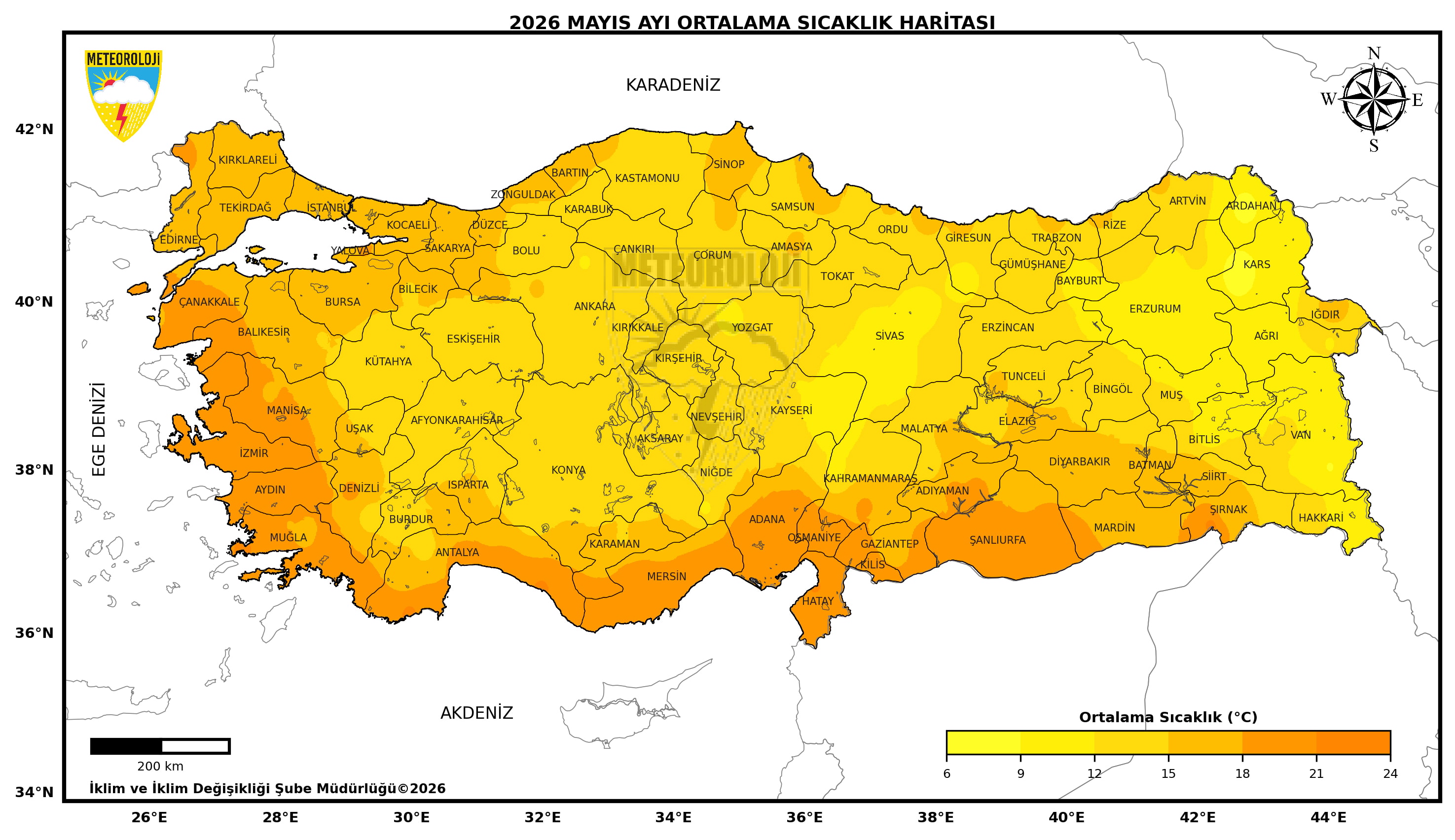 Son 56 yılın en soğuk 7'nci mayıs ayı