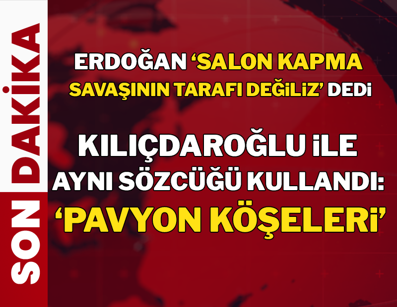 CANLI: Erdoğan'dan CHP'ye "mutlak butlan" sözleri