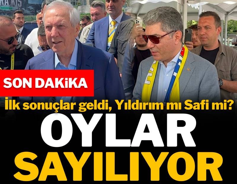Canlı | Fenerbahçe'nin tarihi seçiminde ilk sonuçlar geliyor! Aziz Yıldırım mı, Hakan Safi mi?