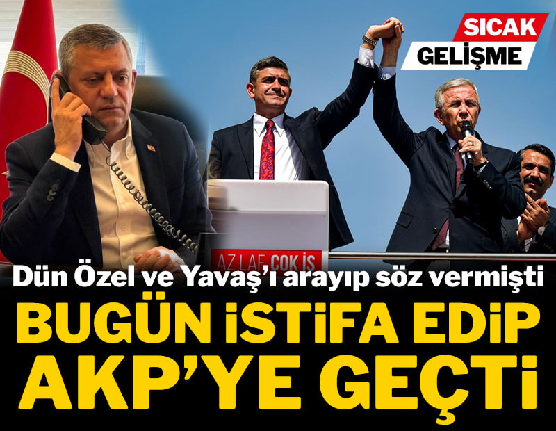 CHP'de bir belediye başkanı daha istifa etti: Birazdan AKP'ye katılacak