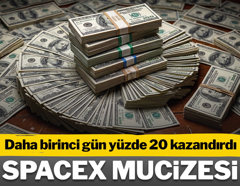 SpaceX mucizesi: Daha birinci gün yüzde 20 kazandırdı