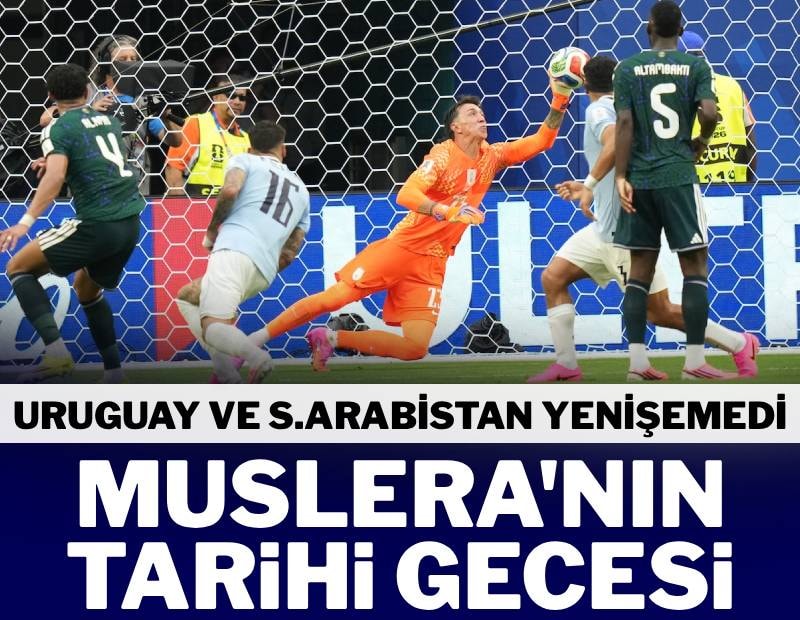 Dünya Kupası’nda Muslera’nın tarihi gecesi! Uruguay ve Suudi Arabistan yenişemedi