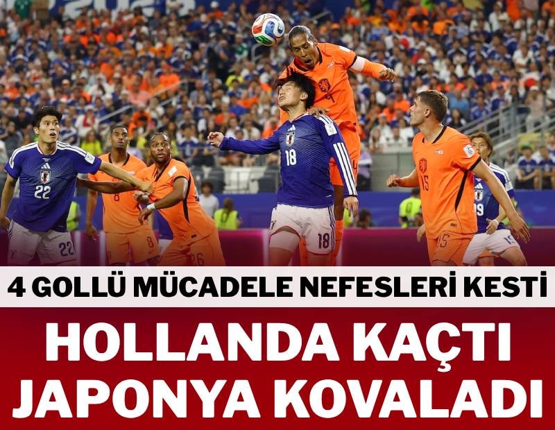 4 gollü maçta kazanan çıkmadı! Japonya, Hollanda’nın peşini bırakmadı