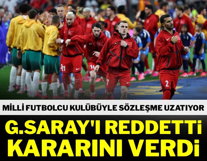 Galatasaray’ın teklifini reddetmişti! Milli futbolcu kulübüyle sözleşme uzatıyor