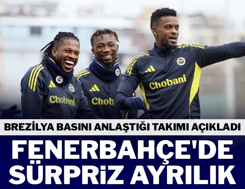 Fenerbahçe’de sürpriz ayrılık! Brezilya basını anlaşmayı duyurdu