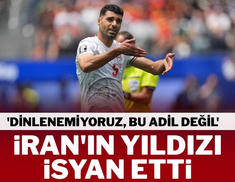 İranlı futbolcu Dünya Kupası'nda yaşadıkları olaylara isyan etti! ‘Bu adil değil’