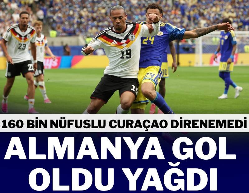 Almanya Dünya Kupası’nda gol oldu yağdı! 160 bin nüfuslu Curaçao direnemedi