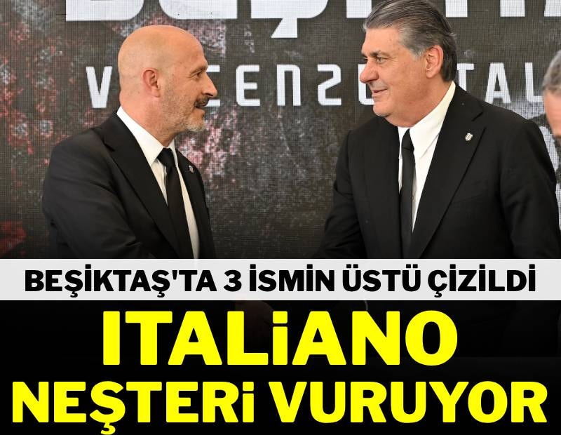 Beşiktaş'ta Italiano 3 ismin üstünü çizdi! Kampa götürülmeyecek