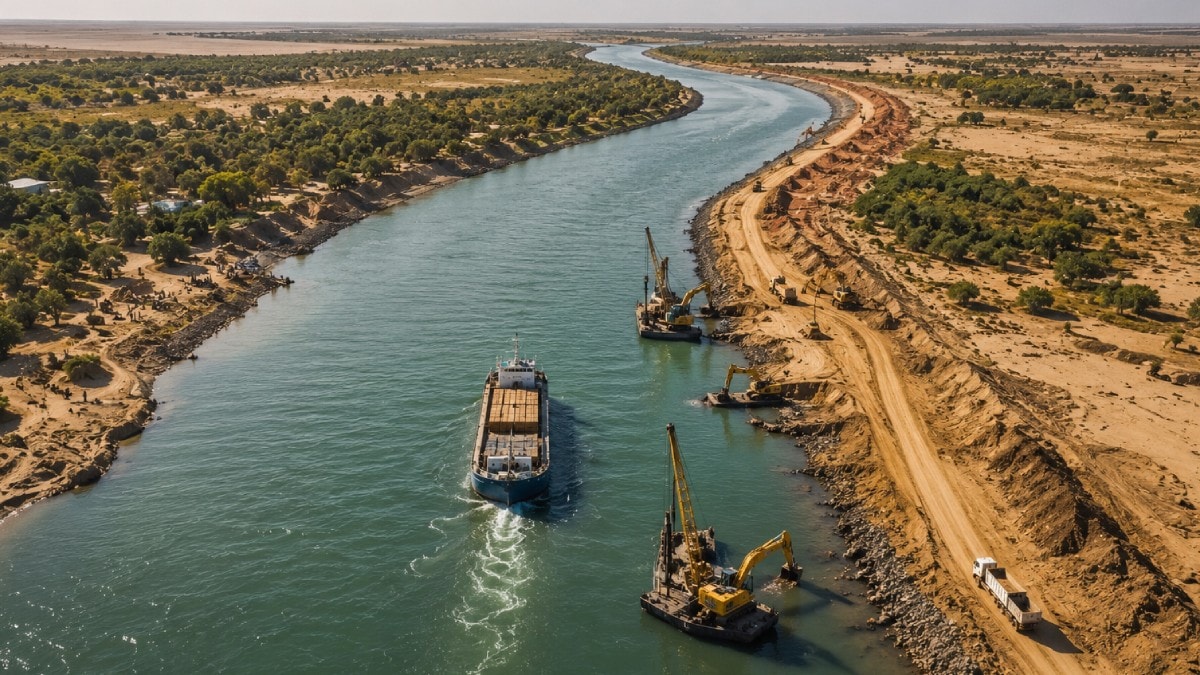 Denize kıyısı olmayan ülke okyanusa ulaşmak için 900 kilometrelik su yolu açacak